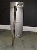 1/6 barrel keg with micromatic D style drop in stem Home Brewing Equipment and Microbrewery Equipment